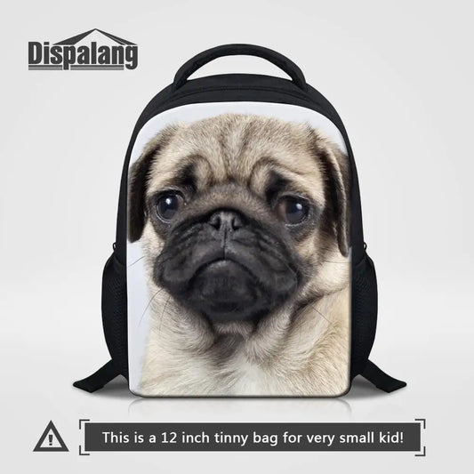 Dog Print Mini Backpack for Girl School Preschool Baby Kindergarten
