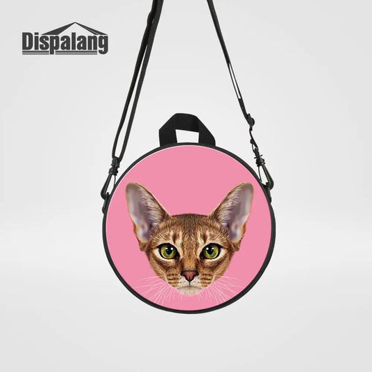 Dog Head Messenger Bag for Kids, Preschool Kindergarten Book Bag