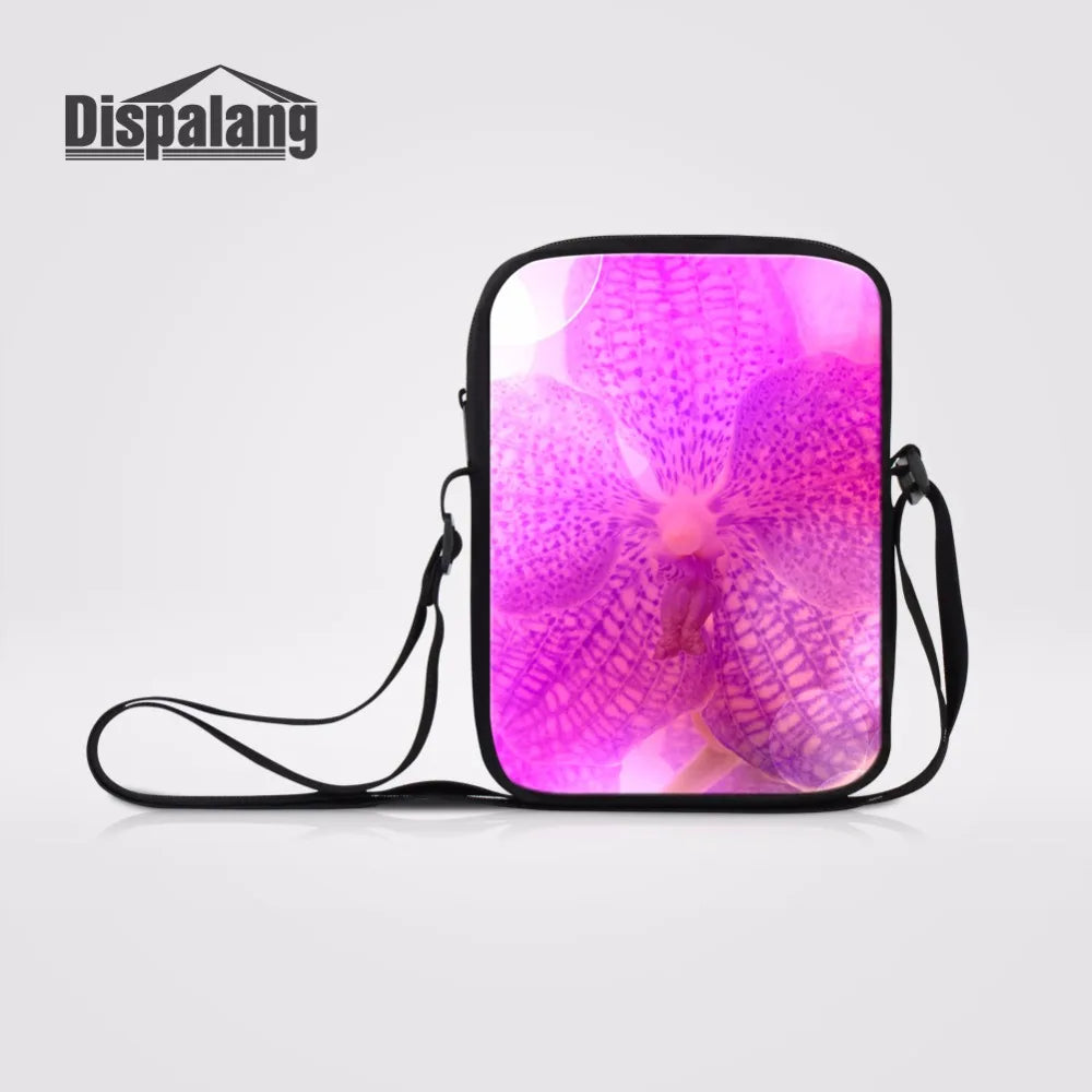 Florar Pattern Women Mini Shoulder Bag Crossbody Messenger Bag