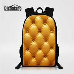 3D Sofa Skin Print Large School Bag Backpack