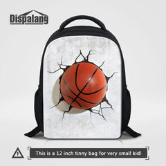 Kids Ball Pattern Schoolbag Mini Backpack