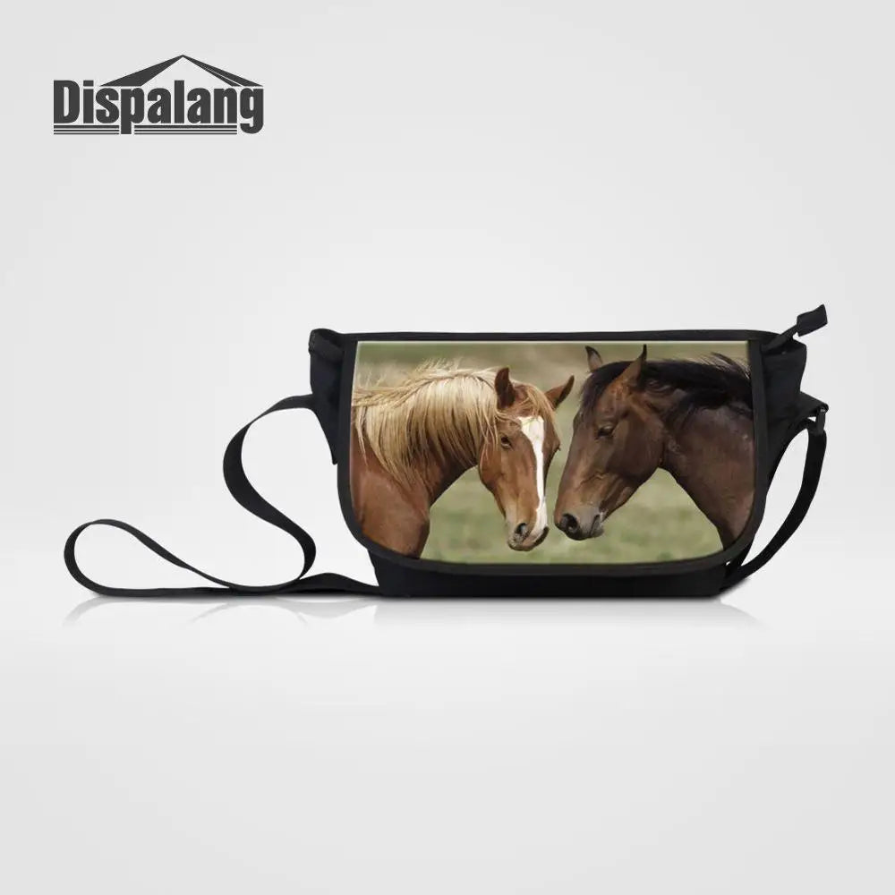 Animal Horse Pattern Women Messenger Shoulder Bag Crossbody Satchel