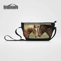 Animal Horse Pattern Women Messenger Shoulder Bag Crossbody Satchel