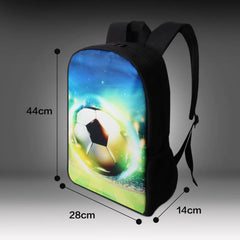 Skull Print Casual School Backpack for Teenage Kids