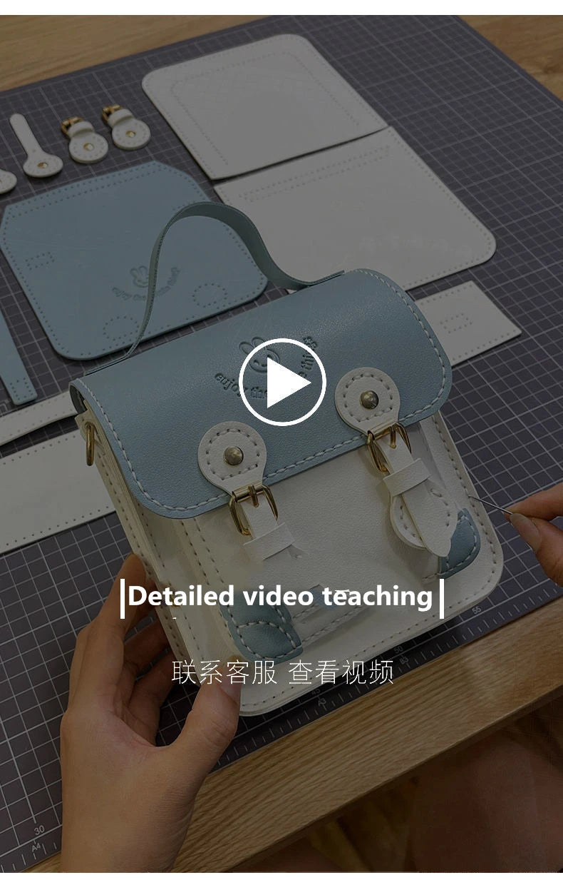 DIY Handbag Kit Crossbody Bag DIY Bag Kit Bag Portable Shoulder Bag