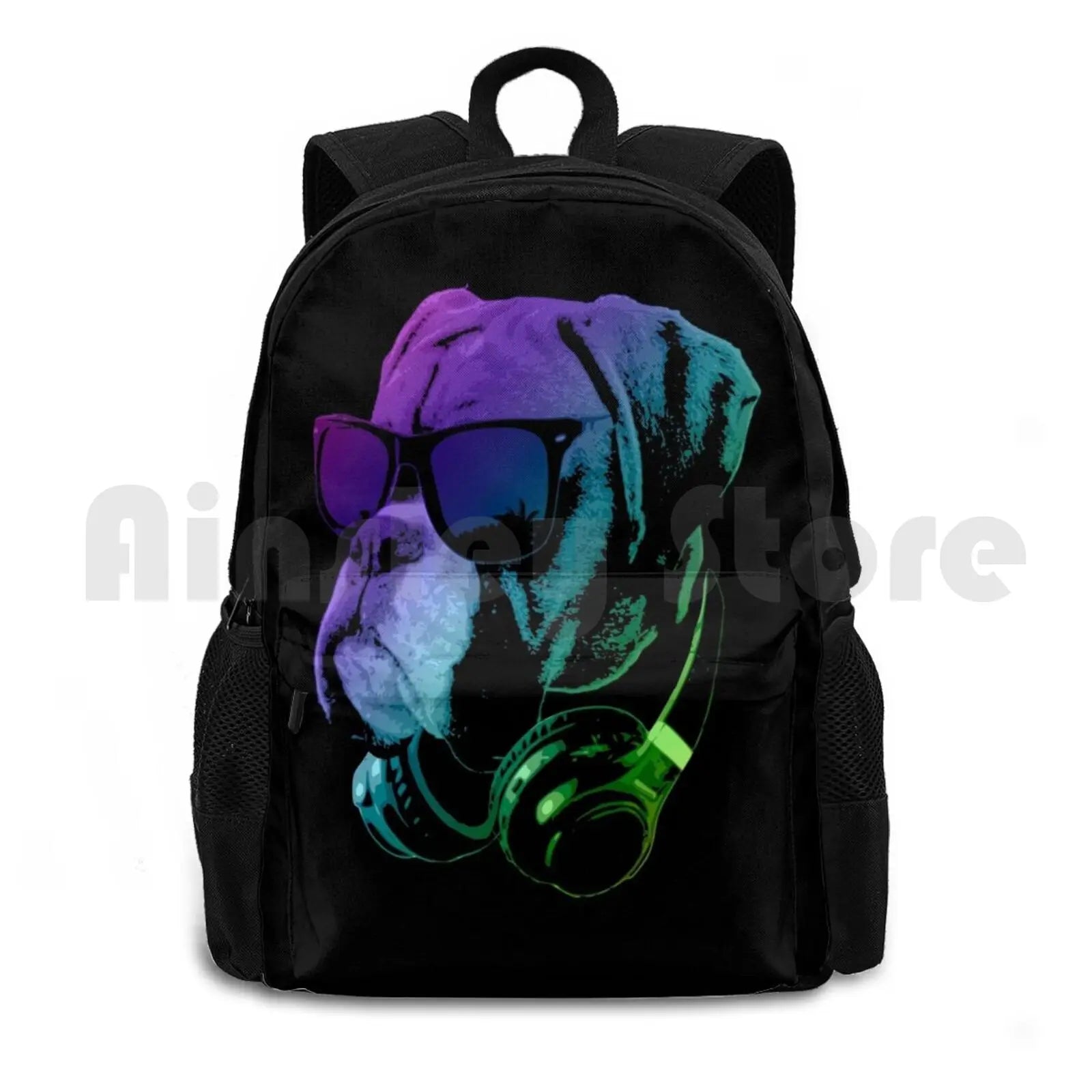 Dog Hiking Backpack Waterproof Camping Travel Bulldog Boxer