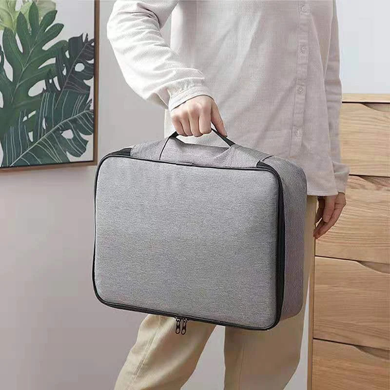 Waterproof Document Organizer Bag with Lock Privacy Security