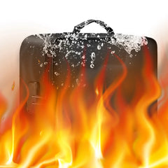 Document Organizer Bag 4-Layer Large Fire/Water-Resistant File Storage Case