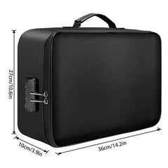 Fireproof Document Organizer Bag 4-Layer Large Space