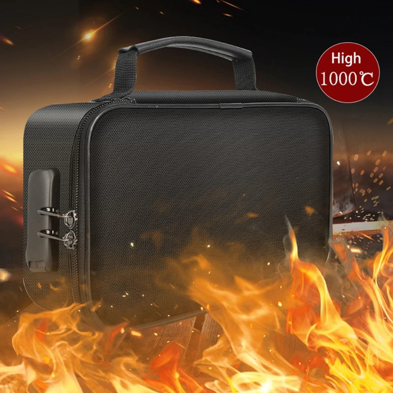 Fireproof Document Organizer Bag 4-Layer Large Space