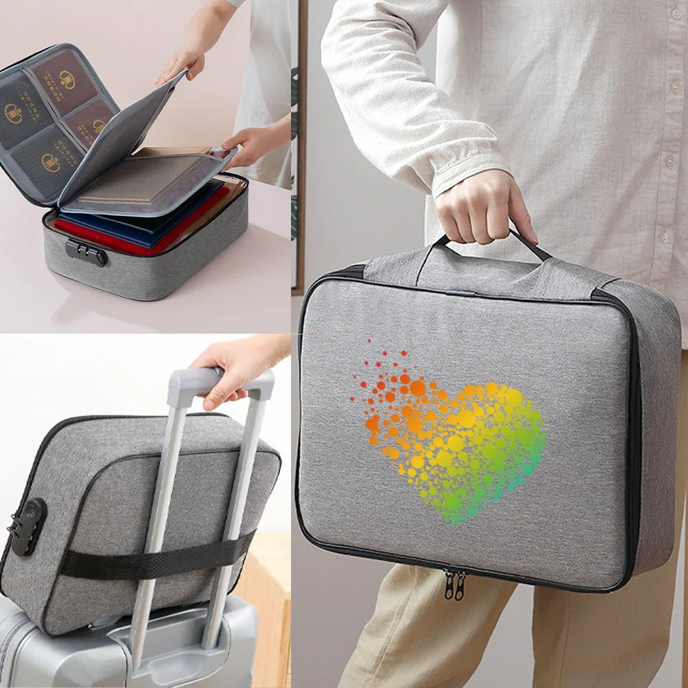 Large Lockable File Organizer Bag