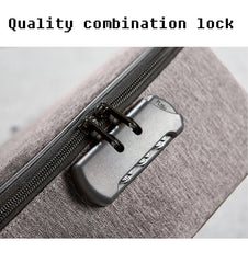 Large Capacity Document Storage Bag with Coded Lock