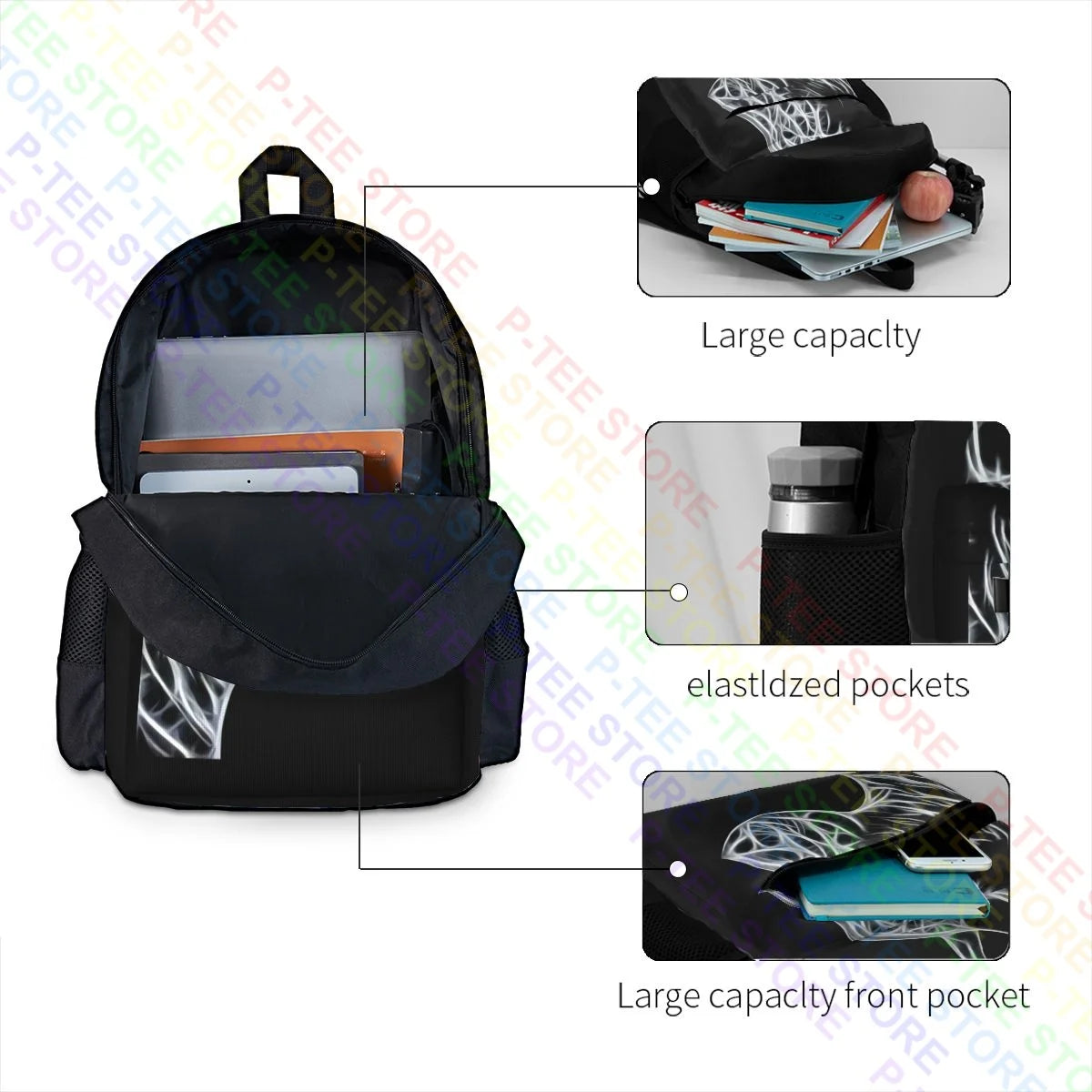 Dog Bullterrier Large Capacity Backpack Training Shopping Bag Outdoor Running