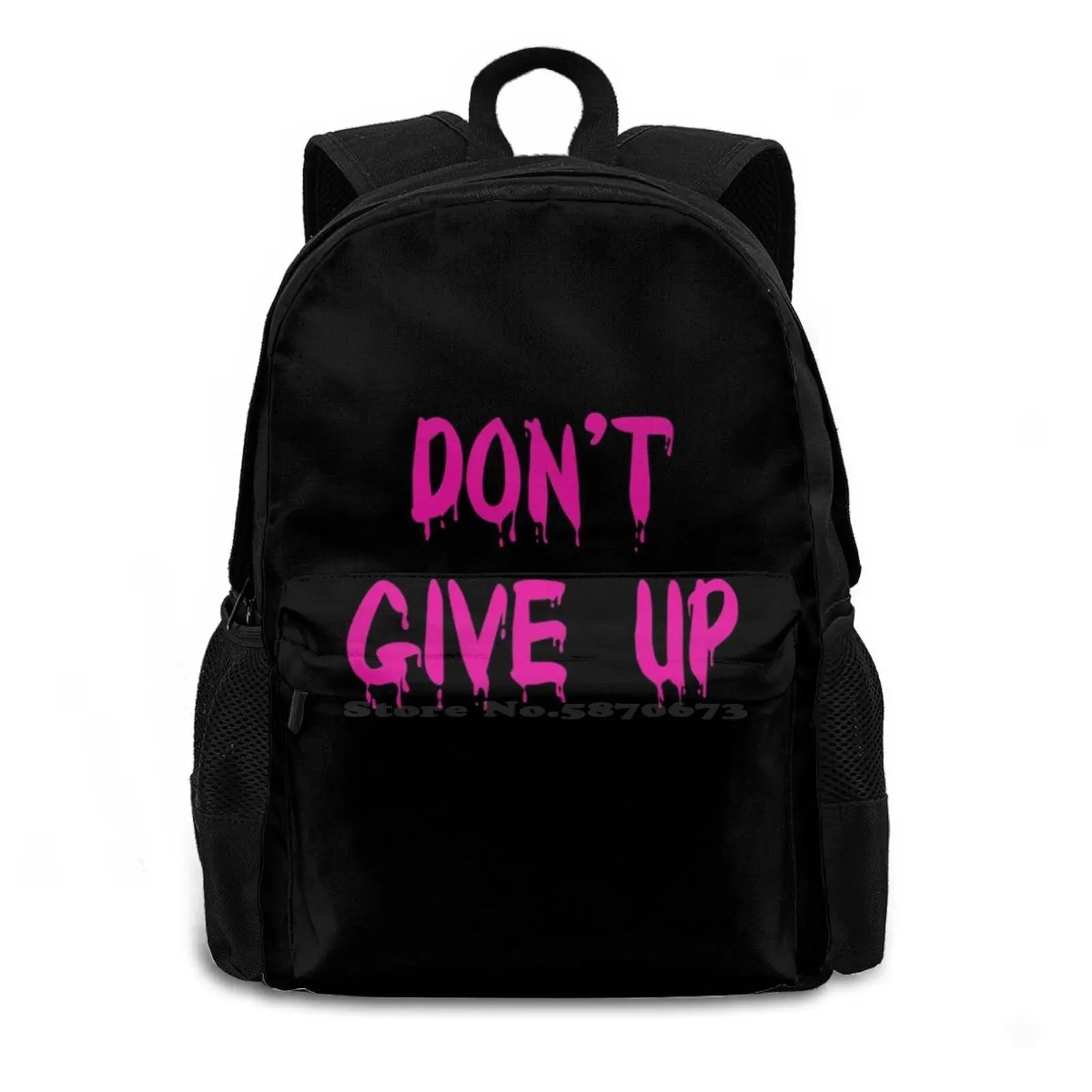 School Bag Big Capacity Backpack Laptop 15 Inch Never Give Up Future