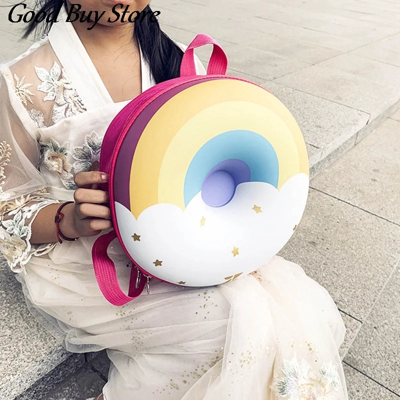 Waterproof Leather Teenager Mochila Child Kids Student Bags