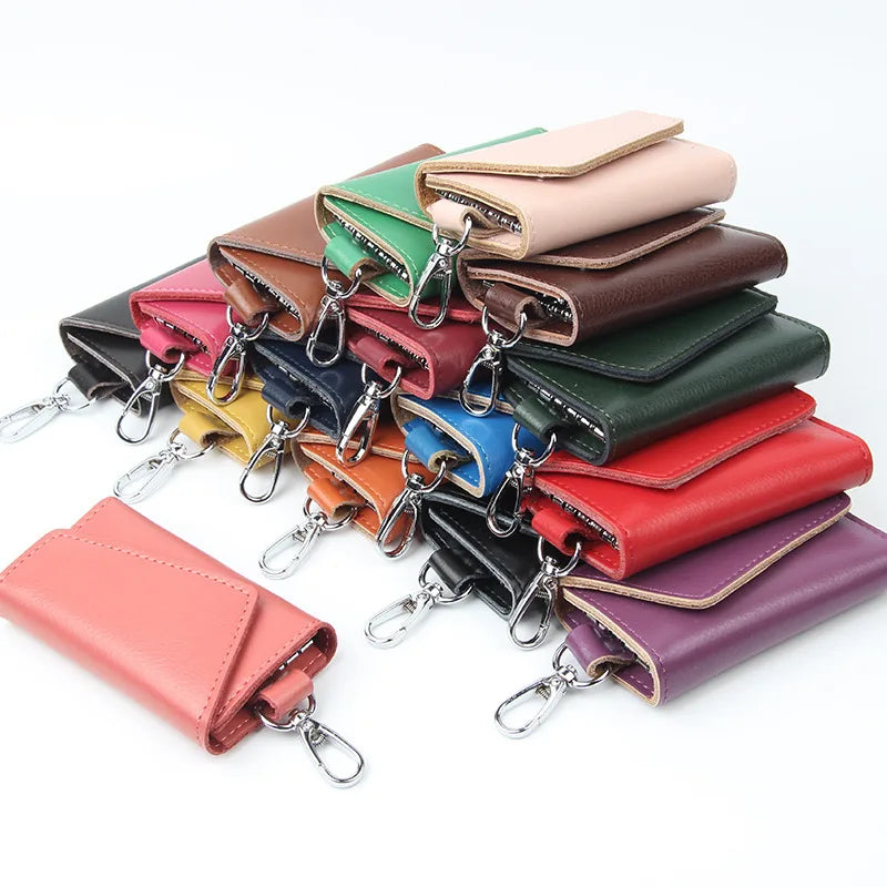 Leather Waist Hanging Men's Key Bag Multi-function Keychain