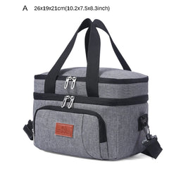 Waterproof Insulated Lunch Bag Portable Fresh-keeping Cooler Thermal Handbag