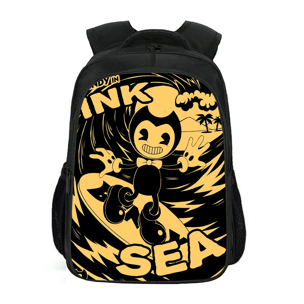 Cartoon School Bag Double Layer Backpack Mochila Infantil
