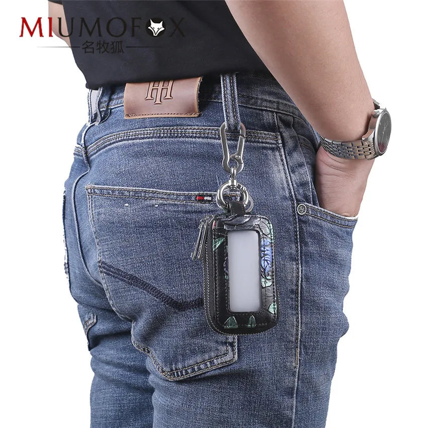 Leather Key Bag Women Large Capacity Car Key Case Organizer