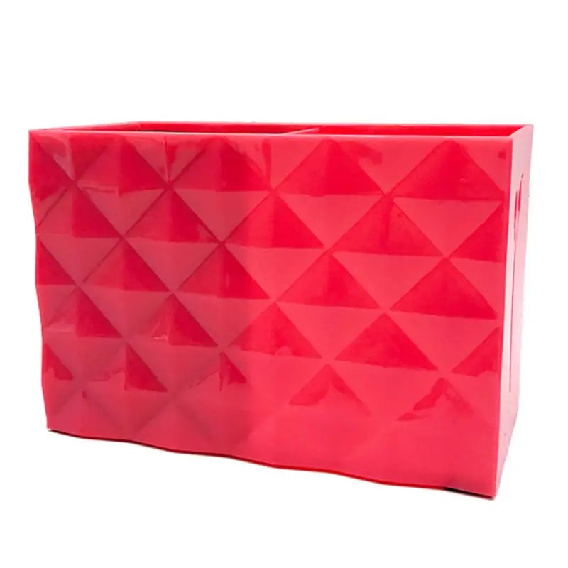 Double Row Scissors Storage Box Plastic Clipper Case for Salon Barber Home