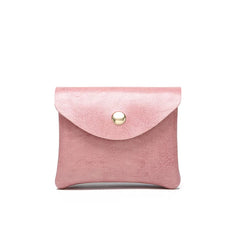 Retro Oil Wax Pocket Mini European American Style Zipper Bag