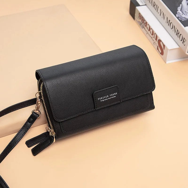 Small Cellphone Hand Bag Female Shoulder Bags Leather Mini Crossbody