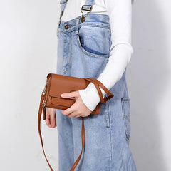 Small Cellphone Hand Bag Female Shoulder Bags Leather Mini Crossbody