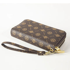 Zipper Clutch Bag Wallet Women's Long High-Capacity Mobile Phone Purse