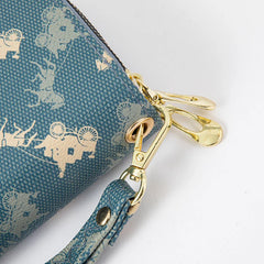 Double Zipper Wallet Women's Long High-Capacity Hand Bag