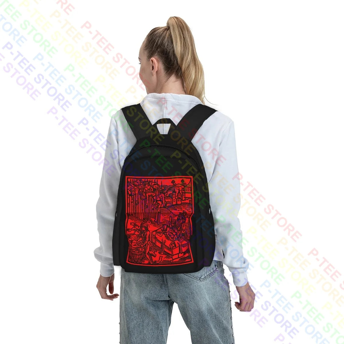 Dracula Vlad Tepes Photo Portrait Backpack