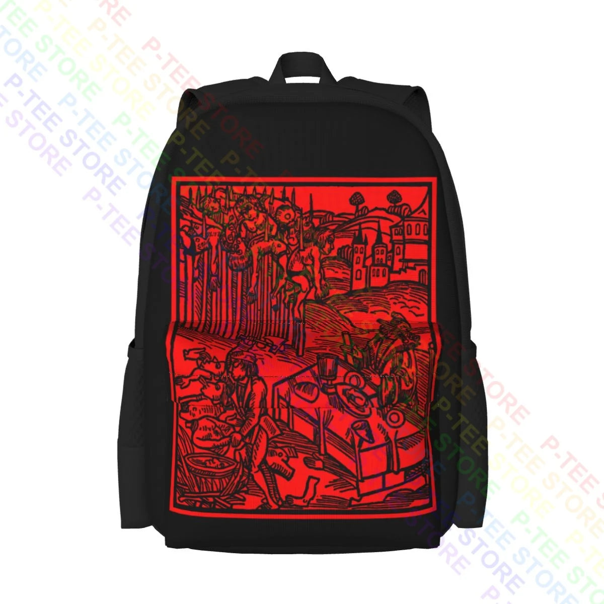 Dracula Vlad Tepes Photo Portrait Backpack