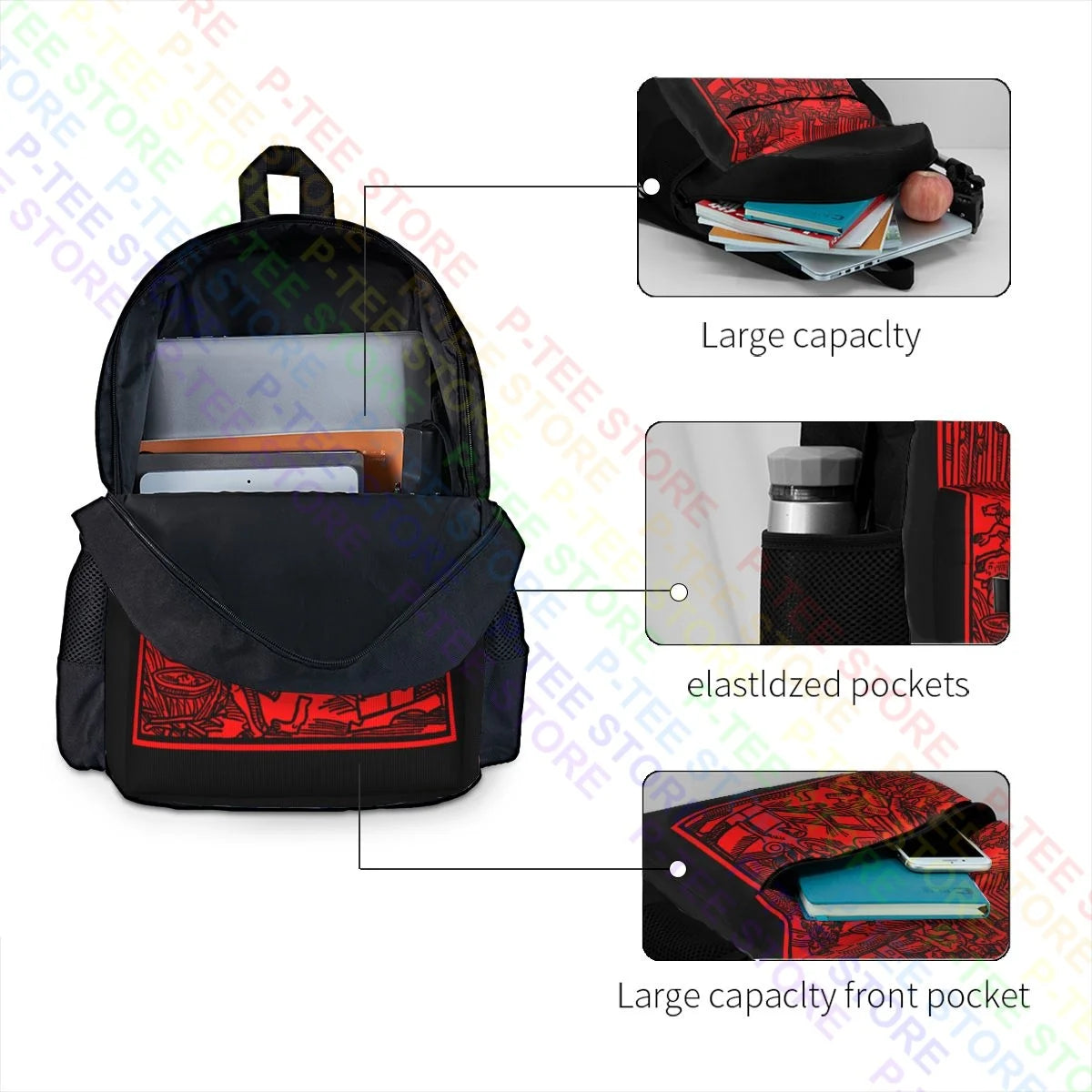Dracula Vlad Tepes Photo Portrait Backpack