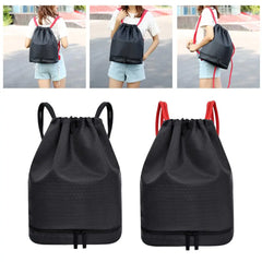 Drawstring Backpack Bags Waterproof Polyester Bag for Gym Travel