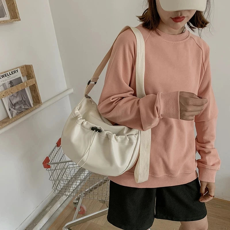 Small Green PU Leather Shoulder Bag for Women