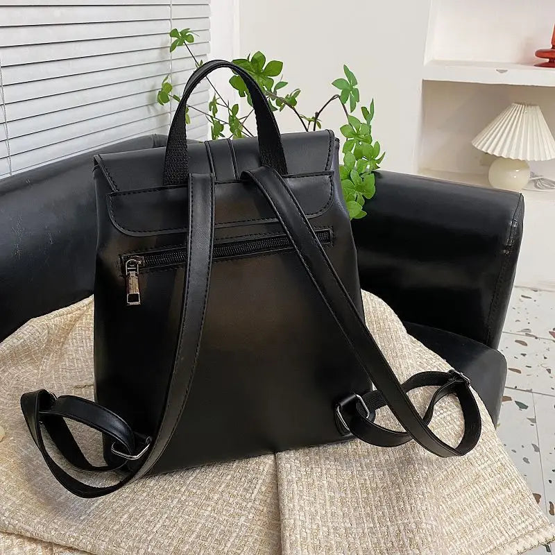 Women Backpack High PU Leather Rucksack Bagpack