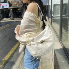 Women Shoulder Bags Solid Dumpling Crossbody Handbags Lady Large Capacity