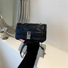Women Chain Crossbody Bags Lock Embossing Famous High Sell Bag
