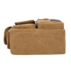 Canvas Shoulder Bags Solid Messenger Bags Travel Casual Bags