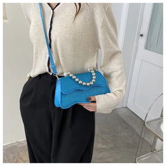 Beaded Shoulder Bags Wavy Messenger High Casual Bags