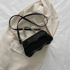 Beaded Shoulder Bags Wavy Messenger High Casual Bags