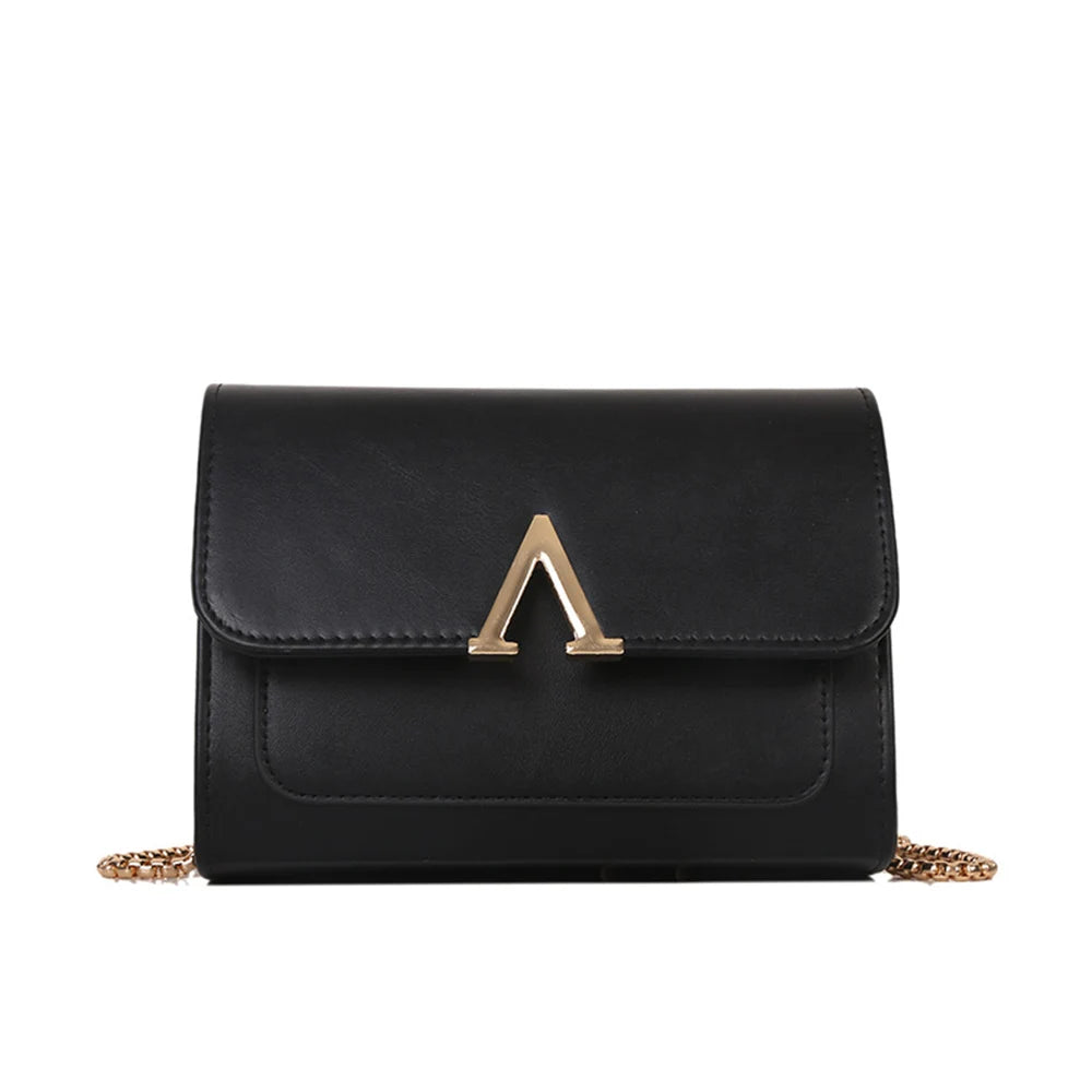 Women's Soft Leather Crossbody Square Shoulder Bag