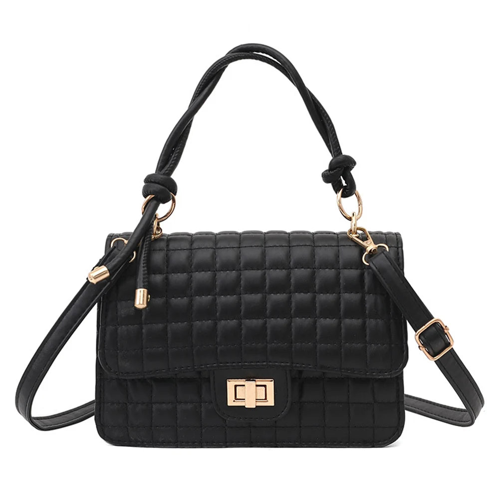 Lattice Shoulder Bags Crossbody Bags Vintage Style