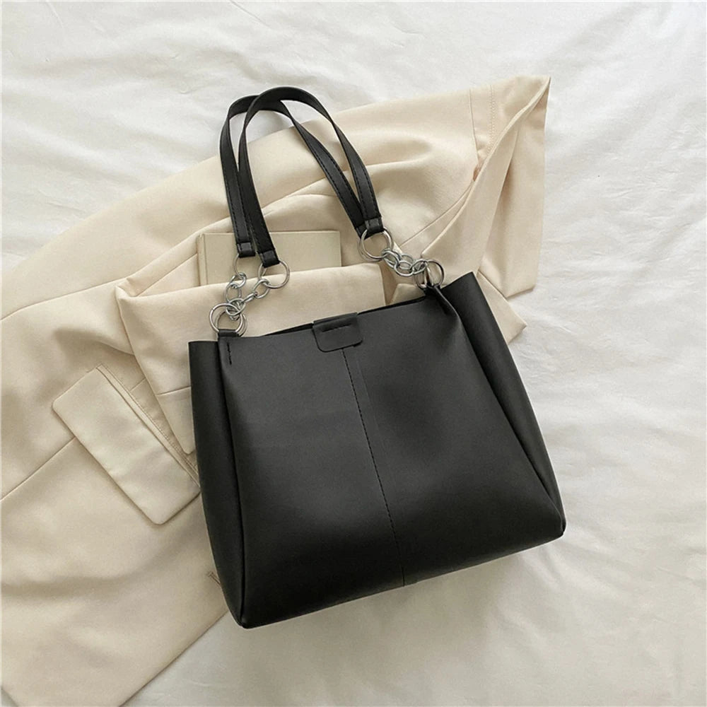 Large Capacity Women's Tote Handbag Chain Shoulder Bag