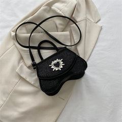 Diamond Handbags For Women Shoulder Bags Square Messenger Bags