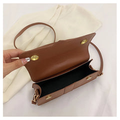 Retro Square Shoulder Bag Messenger Famous Solid Bag