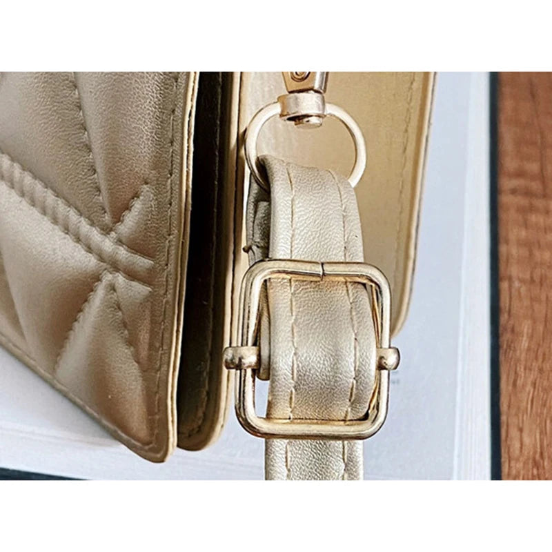 Women's Rhombus Messenger Shoulder Bag