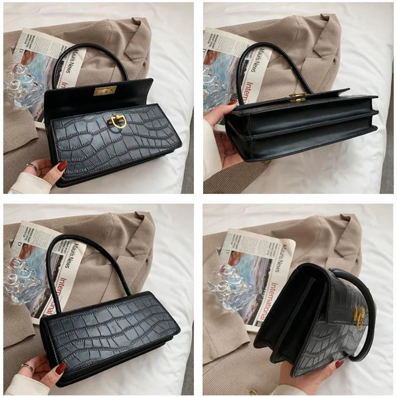 Women's Mini Shoulder Bag Plain Square Casual Bag