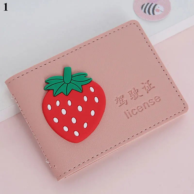 Driver's Cover PU Leather Case Holder for Driving Documents Unisex ID Bag