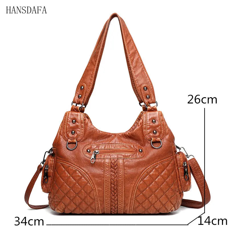 Leather Women's Shoulder Bag Crossbody Purse