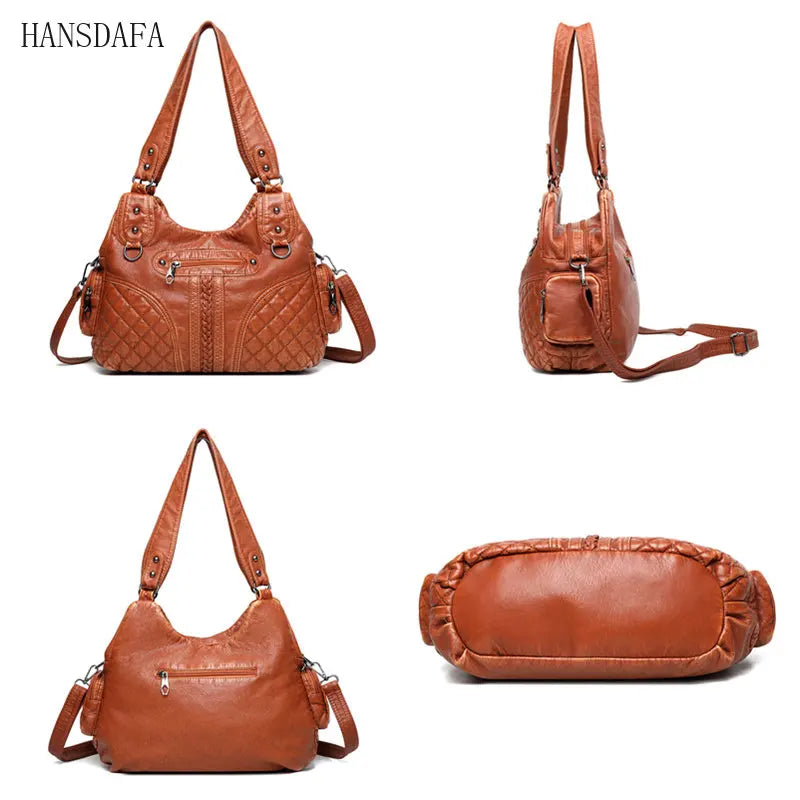 Leather Women's Shoulder Bag Crossbody Purse